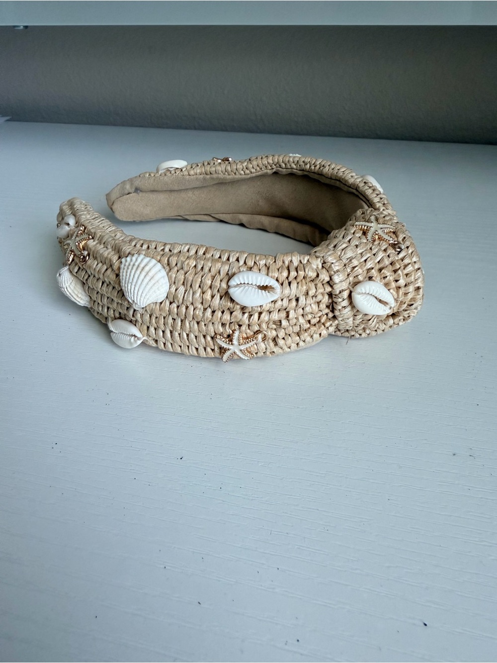 Unbranded Sea Shell Straw Headband